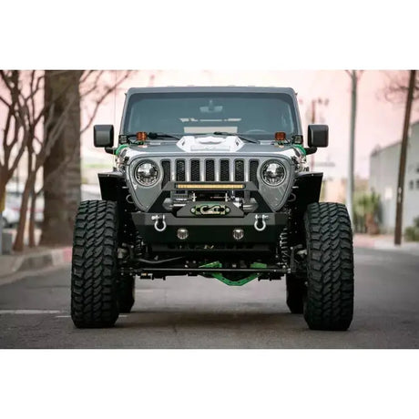 2018-2022 Jeep Gladiator Wrangler | DV8 Offroad LED Headlights (Black) - HLCJL-02 - Truck Accessories Guy