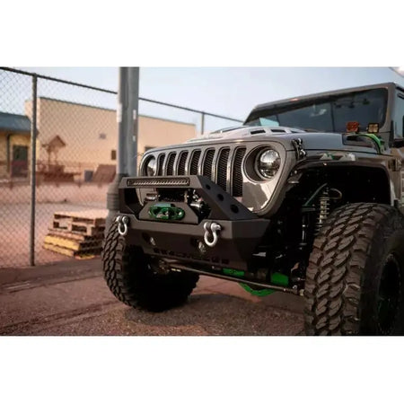 2018-2022 Jeep Gladiator Wrangler | DV8 Offroad LED Headlights (Black) - HLCJL-02 - Truck Accessories Guy