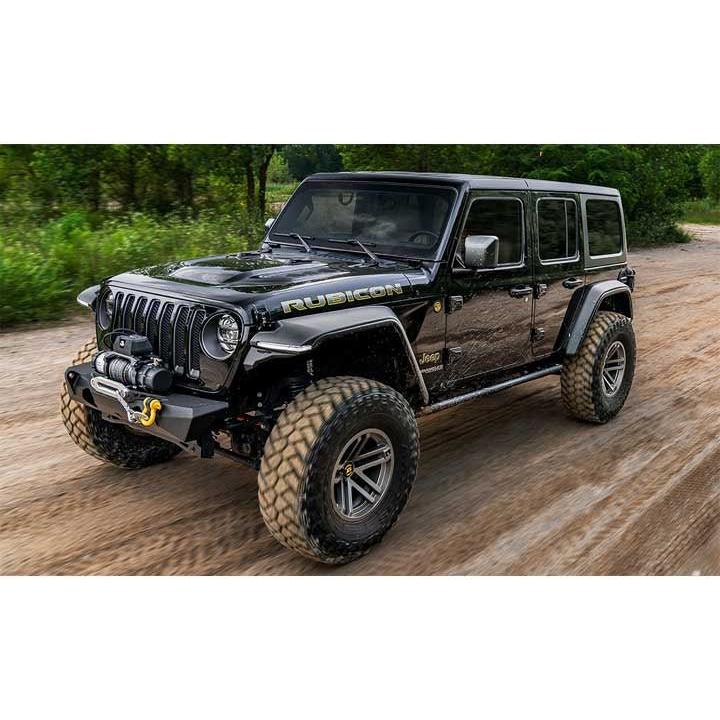 2018+ Jeep Wrangler JL | Bushwacker Fender Flares Hyperform 4pc Set Front | Rear - Truck Accessories Guy