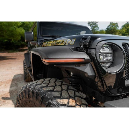 2018+ Jeep Wrangler JL | Bushwacker Fender Flares Hyperform 4pc Set Front | Rear - Truck Accessories Guy