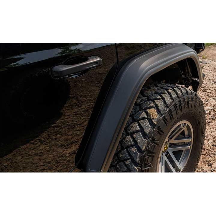 2018+ Jeep Wrangler JL | Bushwacker Fender Flares Hyperform 4pc Set Front | Rear - Truck Accessories Guy