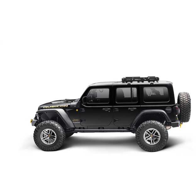 2018+ Jeep Wrangler JL Bushwacker Fender Flares Hyperform 4pc Set Fr