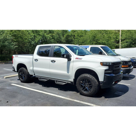 2019-2021 Chevy-GMC 1500, 20-21 2500 / 3500 (Next Generation) Crew Cab All Beds | N-Fab Podium LG Steps (Textured Black) - HPC1980CC-TX - Truck Accessories Guy