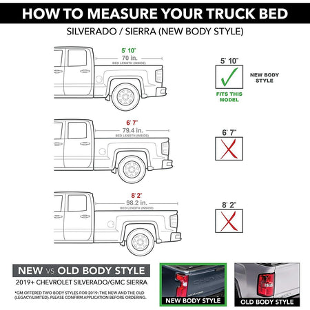 2019-2022 Chevy Silverado | GMC Sierra | BAKFlip MX4 Hard Folding Truck Bed Tonneau Cover - Truck Accessories Guy