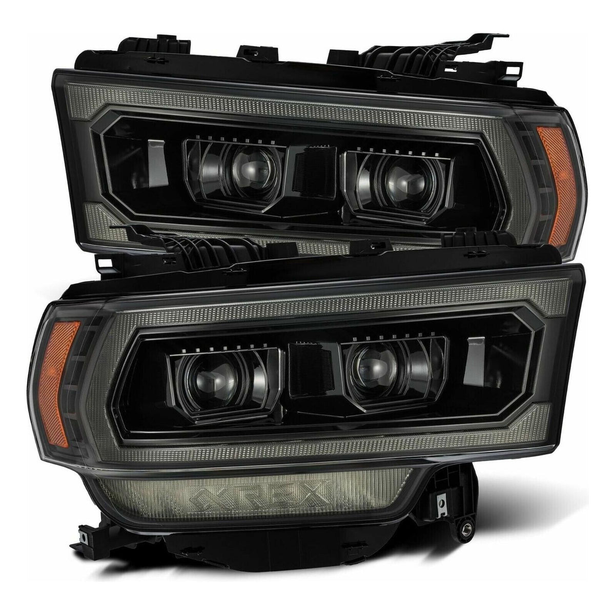 2019-2022 Dodge Ram 2500 | AlphaRex PRO-Series Projector Headlights Alpha-Black - Truck Accessories Guy