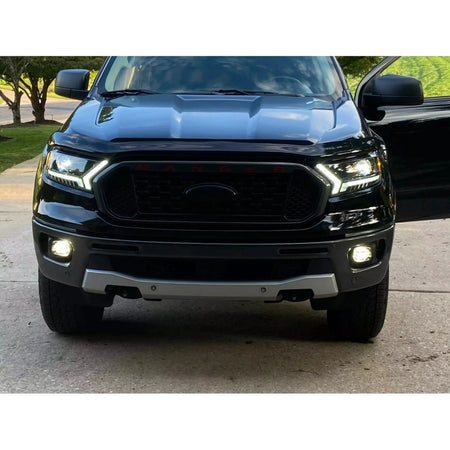 2019-2023 Ford Ranger | AlphaRex LUXX-Series Projector Headlights AlphaBlack - Truck Accessories Guy