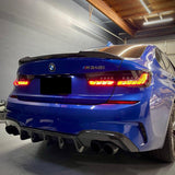 2019+ BMW G80/G20/G28 3 Series - GTS OLED STYLE TAIL LIGHTS - Factory Red - NP Motorsports