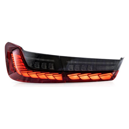 2019+ BMW G80/G20/G28 3 Series - GTS OLED STYLE TAIL LIGHTS - Factory Red - NP Motorsports