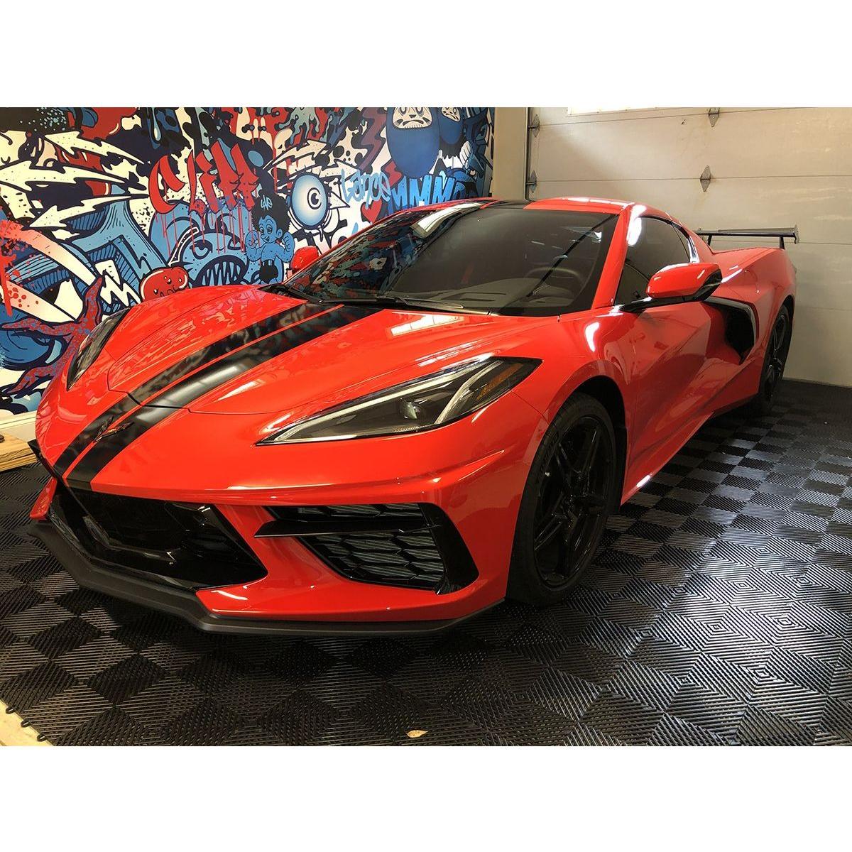 2020-2023 Chevrolet Corvette C8 - Carbon Flash High Wing Spoiler - NP Motorsports