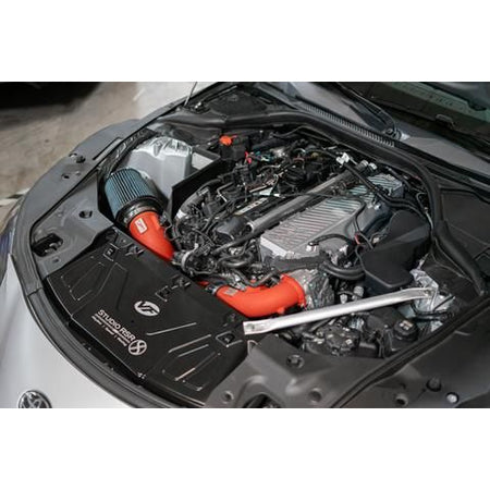 2020-2023 Toyota Supra B58 - CSF Charge-Air Cooler Manifold in Thermal Dispersion Black - NP Motorsports