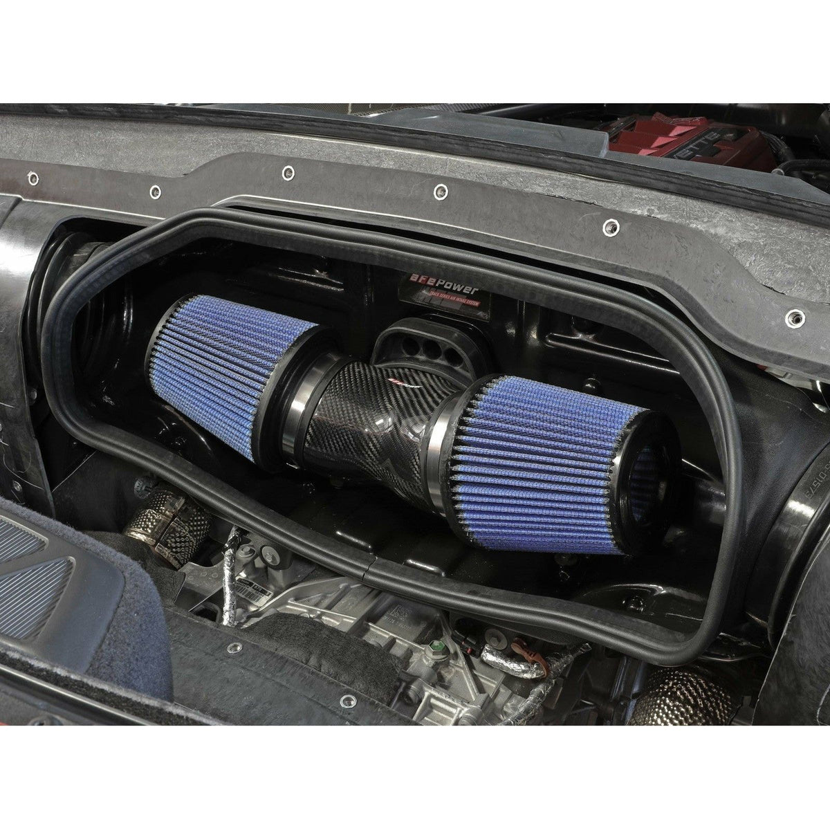 2020+ Chevrolet Corvette | aFe Track Series Carbon Fiber Cold Air Intake System w/ Pro DRY S Filters - TAG Motorsports