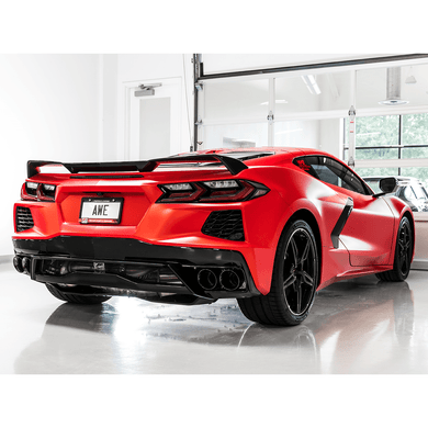 2020+ Chevrolet Corvette (C8) | AWE Exhaust Systems | Touring Edition Exhaust | Diamond Black Tips - 3015-43159 - TAG Motorsports