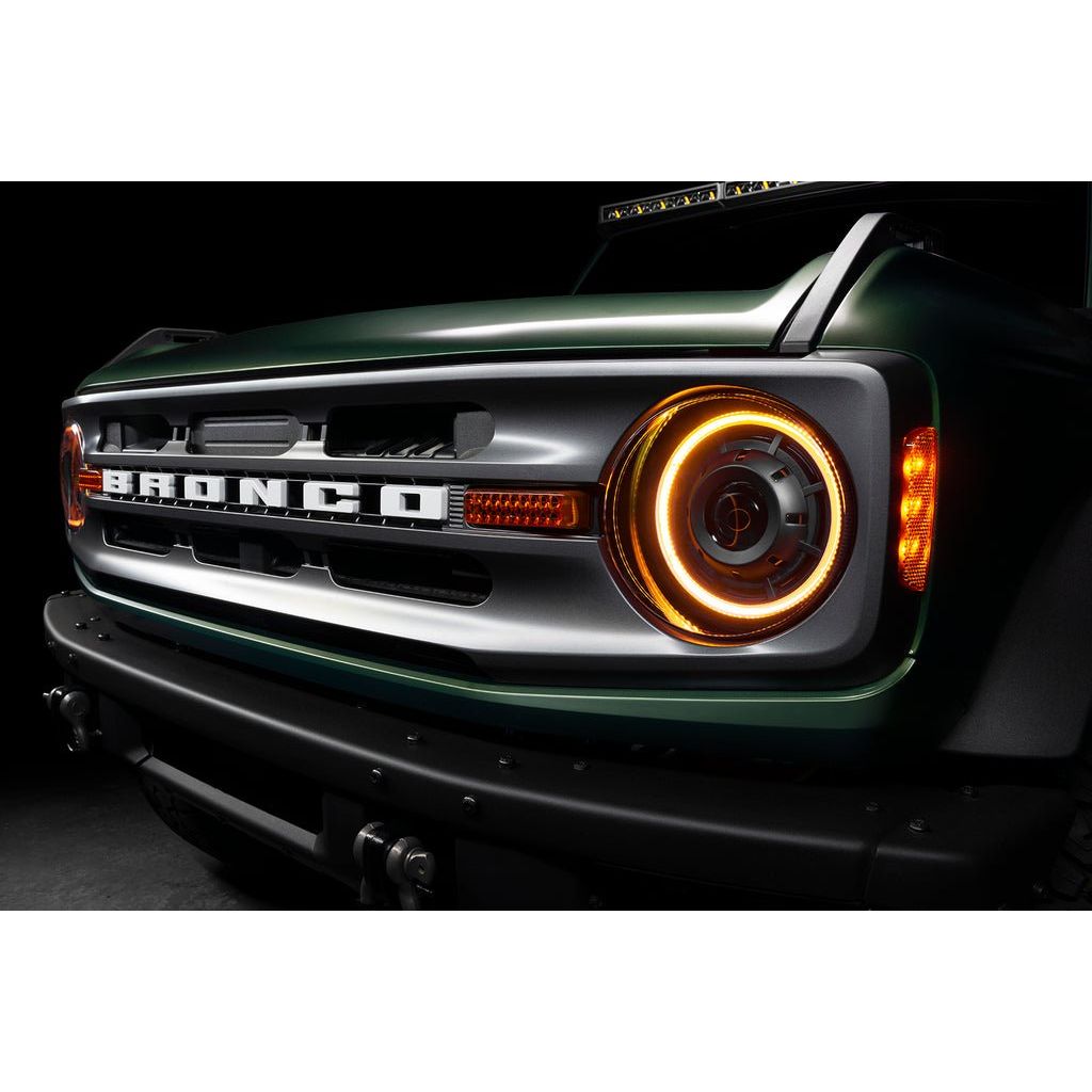 2021+ Ford Bronco - Oracle Lighting Oculus Bi LED Projector Headlights Amber