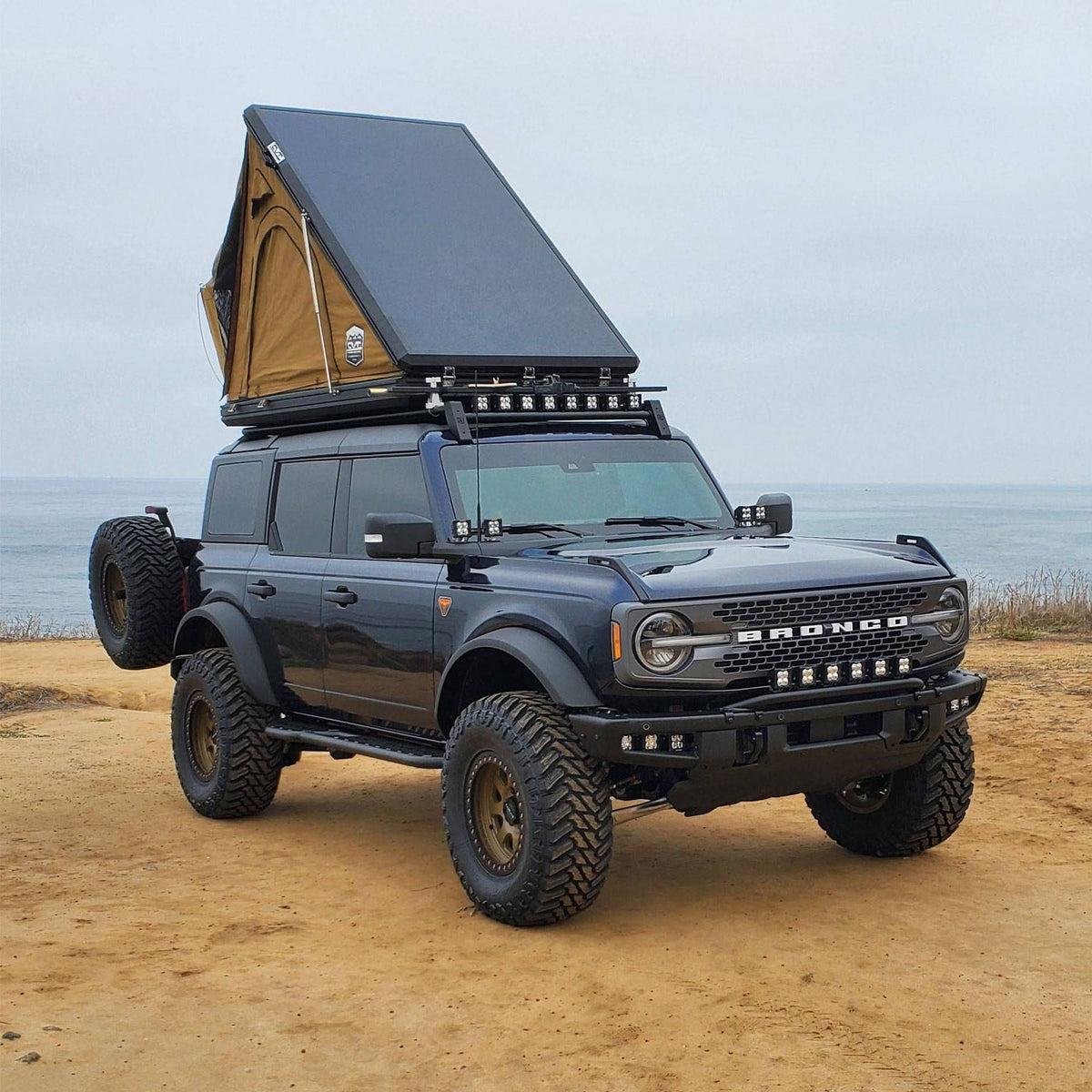 2021+ Ford Bronco | ZROADZ Black Roof Rack - Truck Accessories Guy