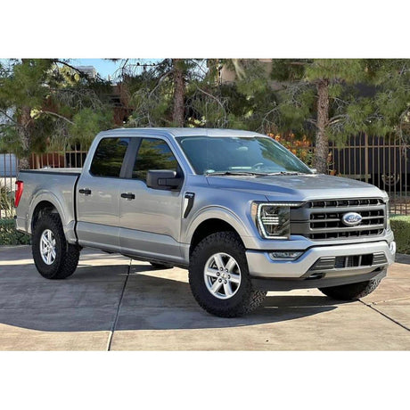 2021+ Ford F150 | AlphaRex LUXX-Series LED Projector Headlights Alpha Black - Truck Accessories Guy