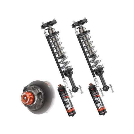 2021+ Ford F150 - Front Coilover Fox 2.5 Performance Elite Series Shocks, DSC, 0-2″ Lift - NP Motorsports