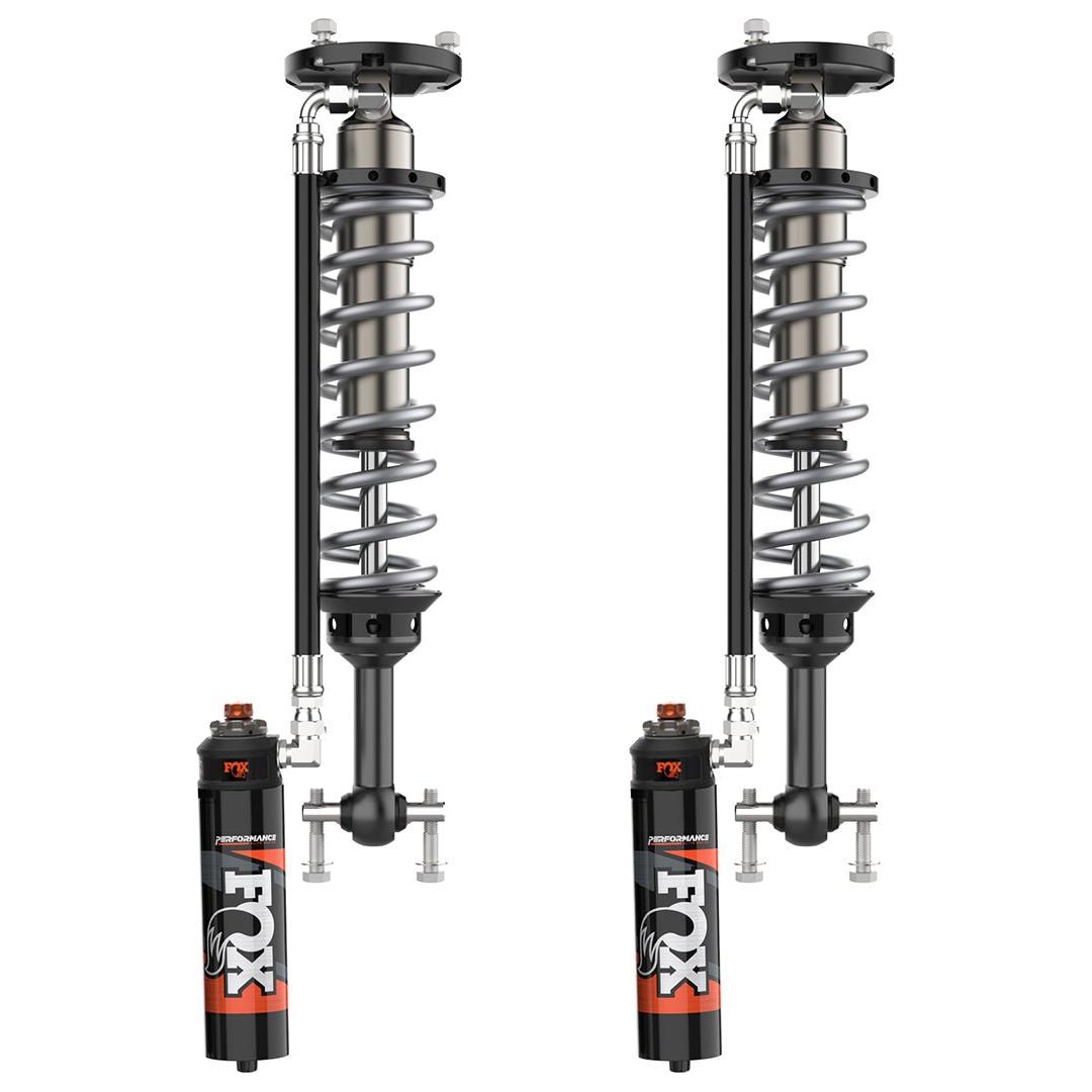 2021+ Ford F150 - Front Coilover Fox 2.5 Performance Elite Series Shocks, DSC, 0-2″ Lift - NP Motorsports