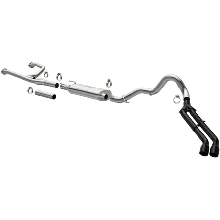 2022+ Toyota Tundra | MagnaFlow Street Series Cat-Back Performance Exhaust System (Black) - Truck Accessories Guy