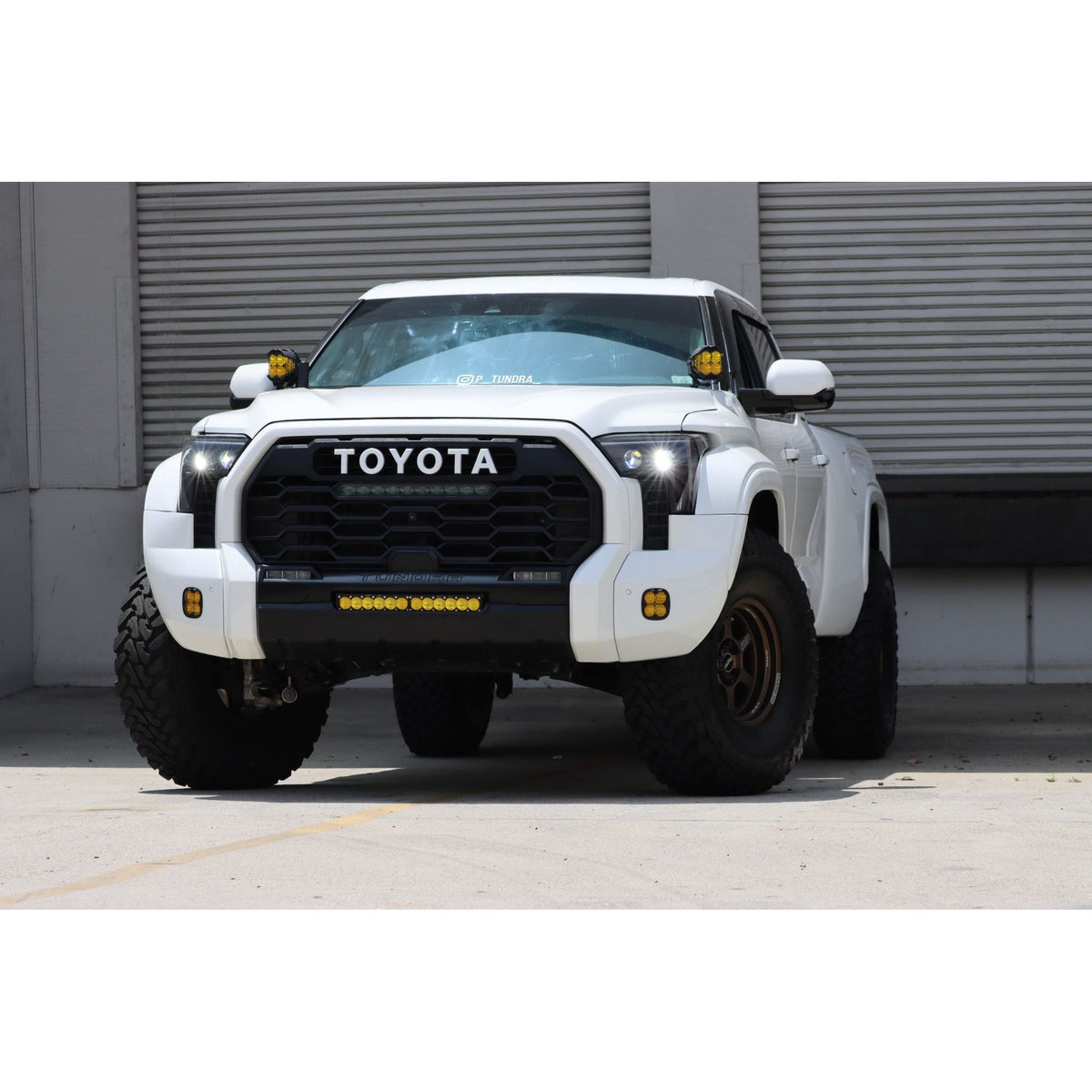 22-23 Toyota Tundra/Sequoia LUXX-Series LED Projector Headlights Alpha-Black - NP Motorsports