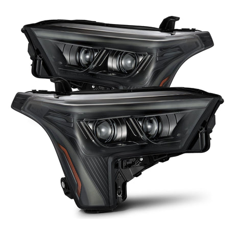 22-23 Toyota Tundra/Sequoia LUXX-Series LED Projector Headlights Alpha-Black - NP Motorsports