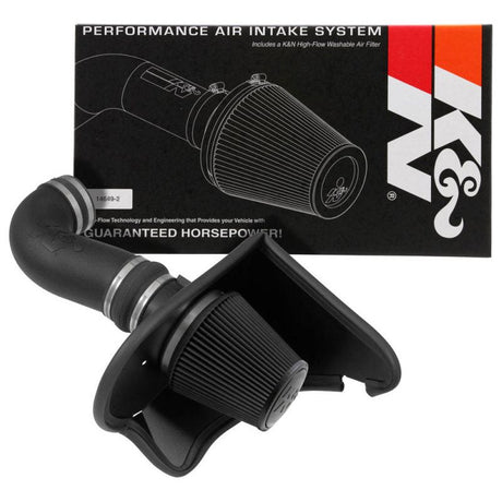 K&N 2016-2023 Chevrolet Camaro SS 6.2L V8 F/I Dryflow Performance Air Intake System