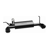 MagnaFlow 07-17 Jeep Wrangler JK 3.8/3.6L Dual Split Rear Exit Black Axle-Back Exhaust