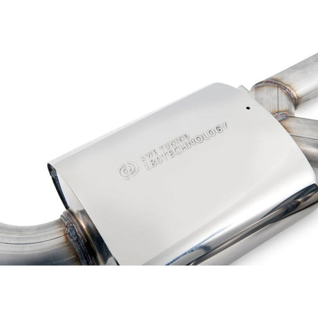 AWE Tuning Audi C7.5 A6 3.0T Touring Edition Exhaust - Quad Outlet Chrome Silver Tips