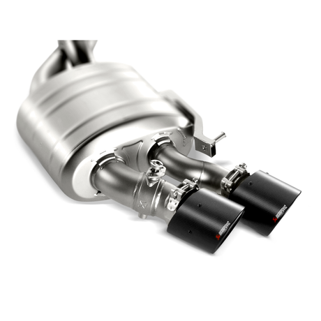 Akrapovic 13-17 Audi S6 Avant/Limousine (C7) Evolution Line Cat Back (Titanium) w/ Carbon Tips