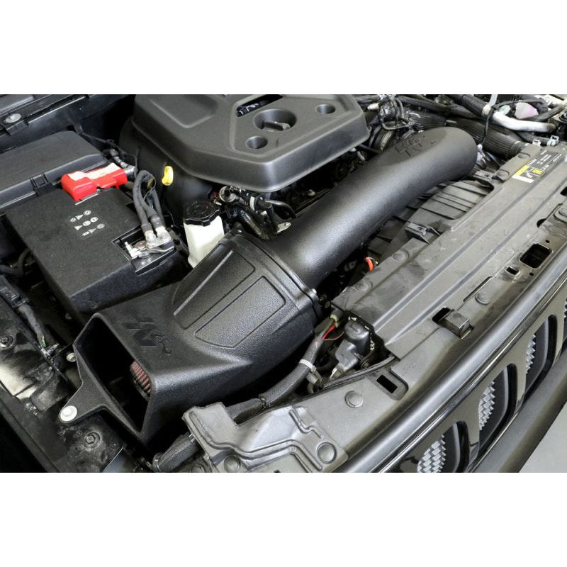 K&N 18-20 Jeep Wrangler JL 2.0L Aircharger Performance Intake