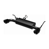 MagnaFlow 07-17 Jeep Wrangler JK 3.8/3.6L Dual Split Rear Exit Black Axle-Back Exhaust