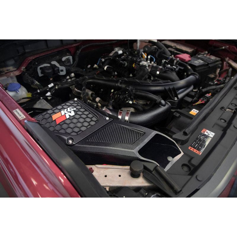 K&N 21-23 Ford Bronco 2.7L V6 F/I Dryflow Performance Air Intake System