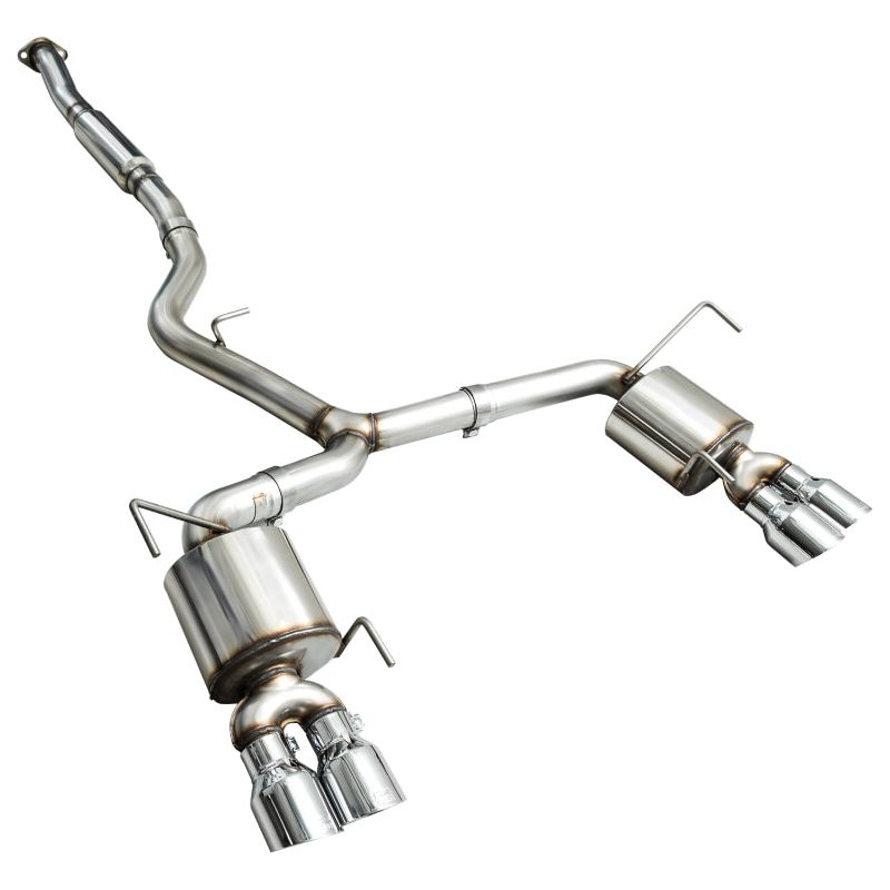 AWE Tuning 2015+ Subaru WRX VA Sedan Touring Edition Exhaust - Chrome Silver Tips (102mm)