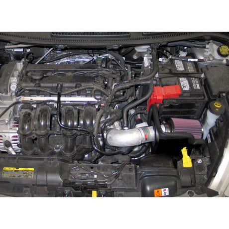 K&N 11-12 Ford Fiesta 1.6L L4 Silver Typhoon Performance Intake