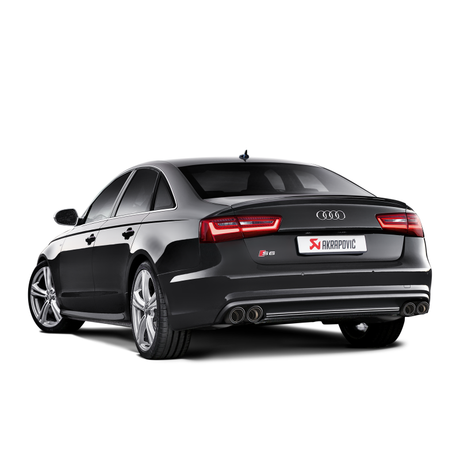 Akrapovic 13-17 Audi S6 Avant/Limousine (C7) Evolution Line Cat Back (Titanium) w/ Carbon Tips