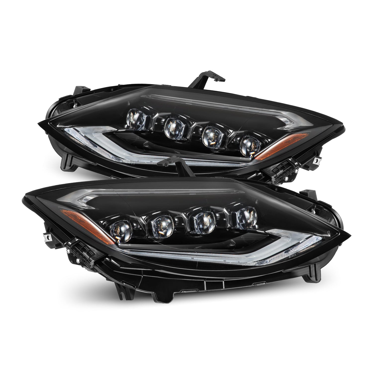23-24 Nissan Z - Alpharex NOVA-Series LED Projector Headlights Alpha-Black