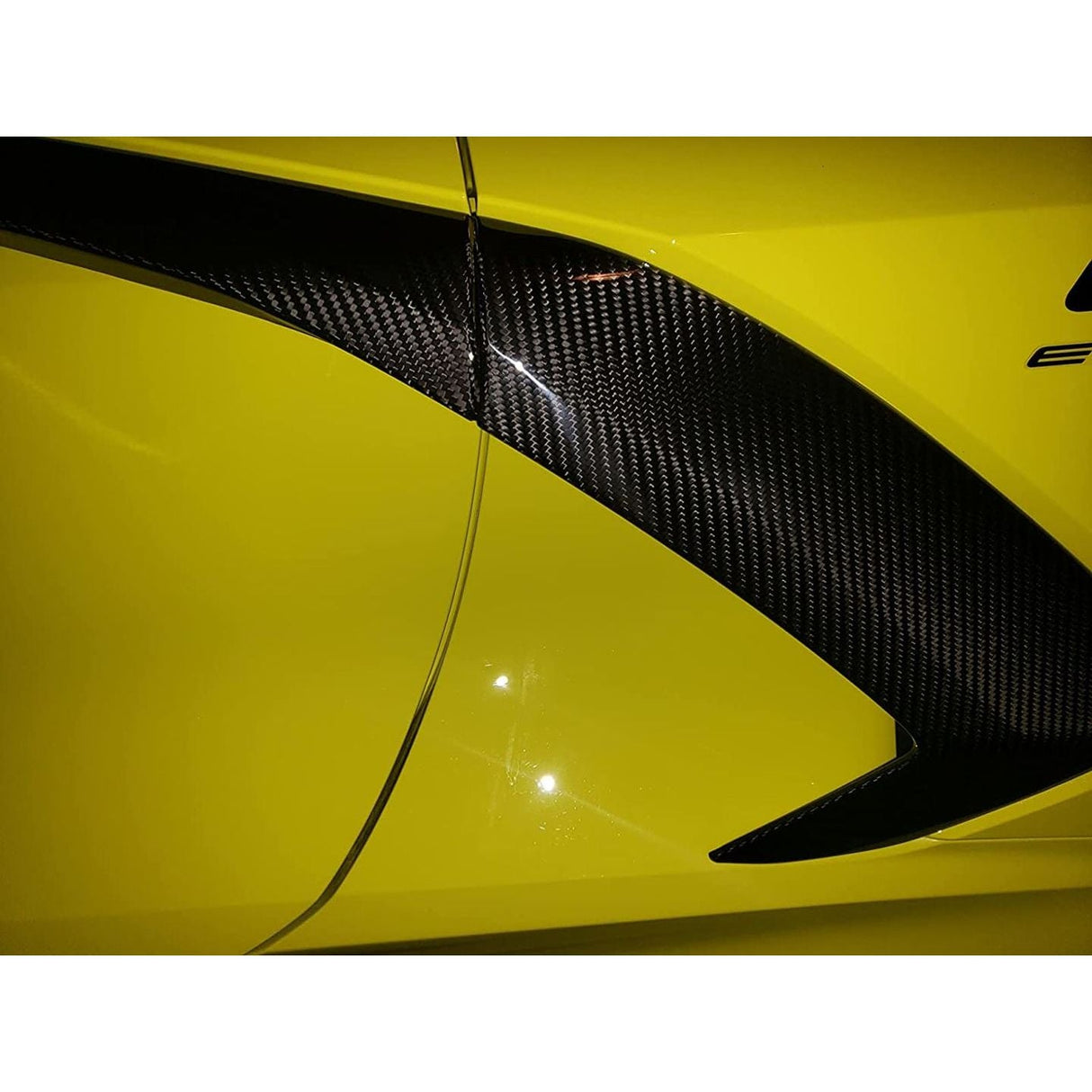 2020+ Chevrolet Corvette C8 - Carbon Fiber side door garnish