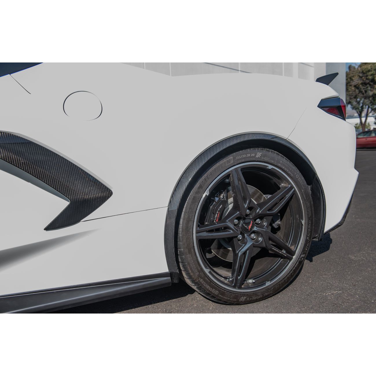 2020-2025 Chevrolet Corvette C8 Carbon Fiber Fender Flares- Front and Rear