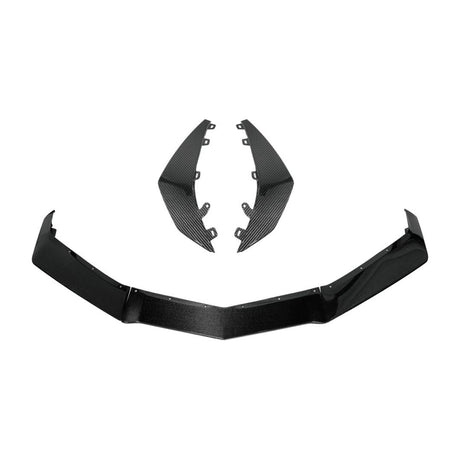 2023-2026 Chevrolet Corvette C8 Z06 Z07 Carbon Fiber Front Splitter With Canards