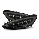 2012-2021 Tesla Model S - Alpharex NOVA-Series LED Projector Headlights Alpha-Black