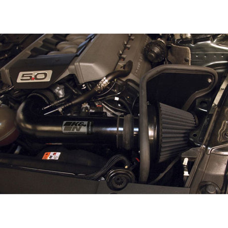 K&N 2015 Ford Mustang GT 5.0L V8 Black Performance Intake Kit
