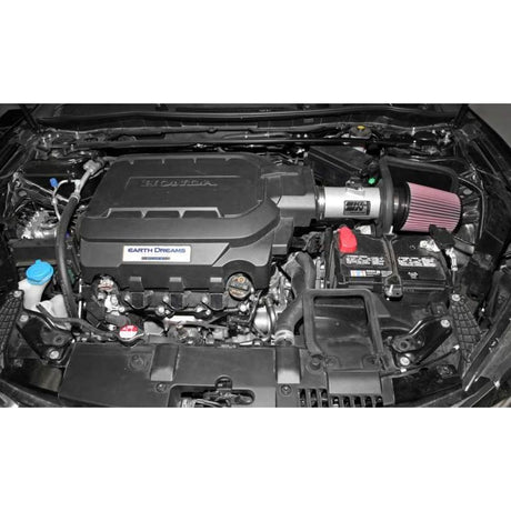 K&N 13-14 Honda Accord 3.5L V6 69 Series Typhoon Air Intake System - Silver Cold Air Intake Kit