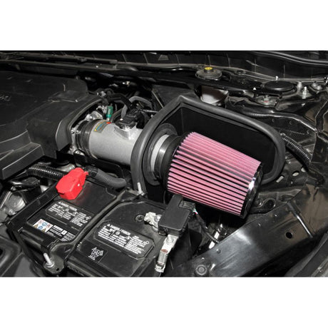 K&N 13-14 Honda Accord 3.5L V6 69 Series Typhoon Air Intake System - Silver Cold Air Intake Kit
