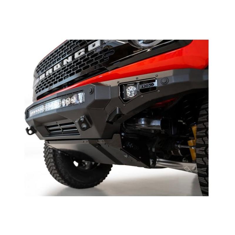 Addictive Desert Designs 2021+ Ford Bronco Stealth Fighter Front Bumper Skid Plate Kit - NP Motorsports