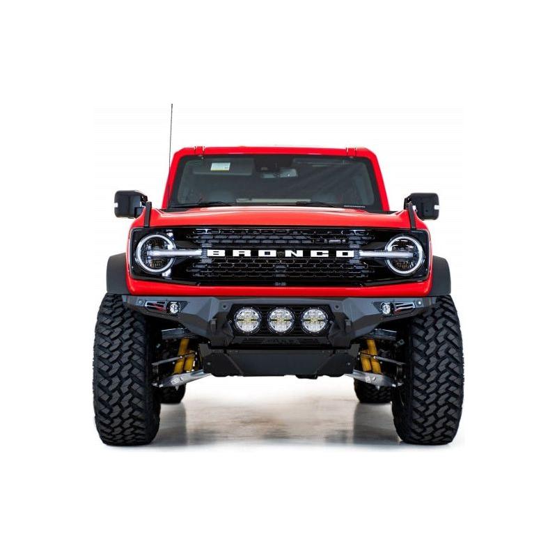 Addictive Desert Designs 21-22 Ford Bronco Bomber Front Bumper (w/ 3 Rigid 360 Mounts) - NP Motorsports