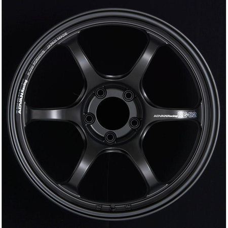 Advan RG-D2 18x9.5 +35 5-120 Semi Gloss Black Wheel - NP Motorsports