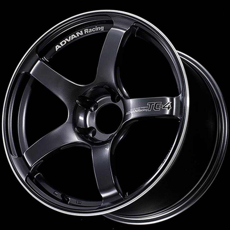 Advan TC4 18x9.5 +12 5-114.3 Racing Gunmetallic and Ring Wheel - NP Motorsports