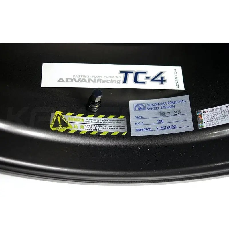 Advan TC4 18x9.5 +38 5-120 Racing Black Gunmetallic Wheel - NP Motorsports