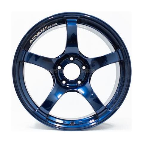 Advan TC4 18x9.5 +38 5-120 Racing Indigo Blue Wheel - NP Motorsports