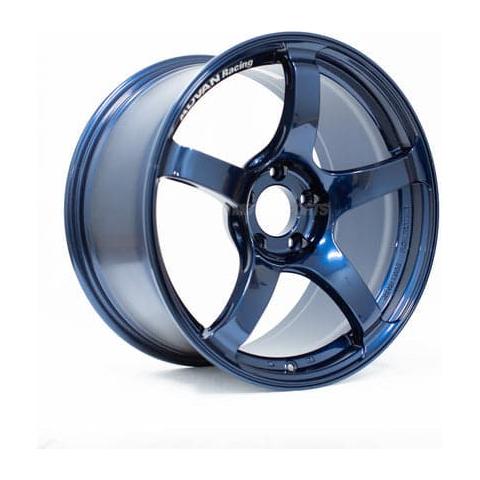 Advan TC4 18x9.5 +38 5-120 Racing Indigo Blue Wheel - NP Motorsports