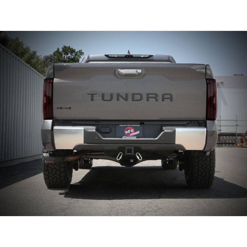aFe 2022 Toyota Tundra V6-3.5L (tt) Vulcan Series 2.5in to 3in 304 SS Cat-Back Exhaust w/ Black Tip - NP Motorsports